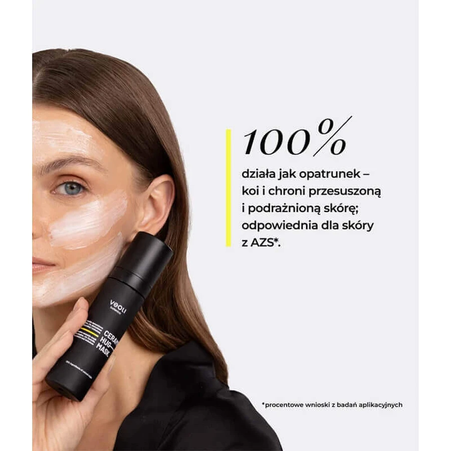 Veoli Botanica Ceramide Hug Mask, ультрарегенеруюча керамідна маска з 3% керамідним комплексом, 1% екстрактом центелли азіатської та трегалозою, 50 мл: ціни та характеристики