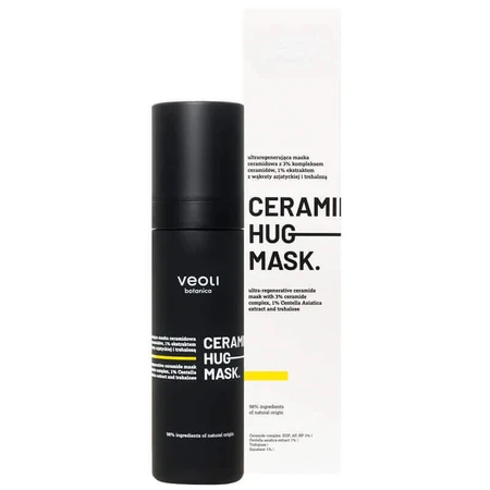 Veoli Botanica Ceramide Hug Mask, ультрарегенеруюча керамідна маска з 3% керамідним комплексом, 1% екстрактом центелли азіатської та трегалозою, 50 мл: ціни та характеристики