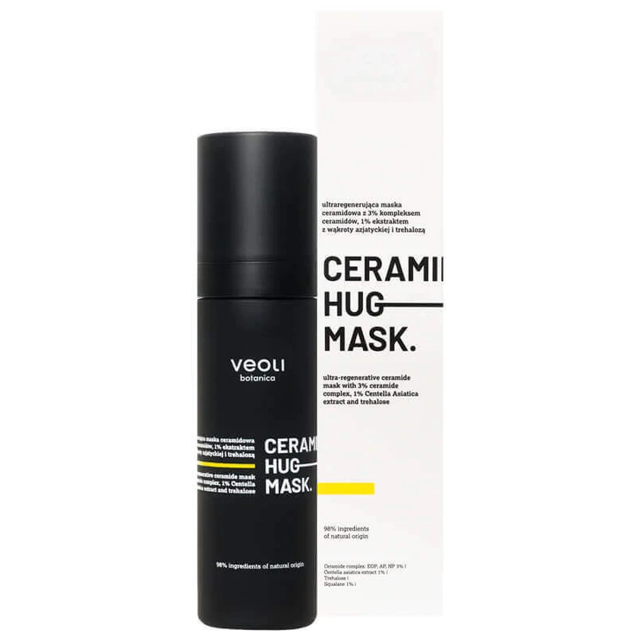 Veoli Botanica Ceramide Hug Mask, ультрарегенеруюча керамідна маска з 3% керамідним комплексом, 1% екстрактом центелли азіатської та трегалозою, 50 мл: ціни та характеристики