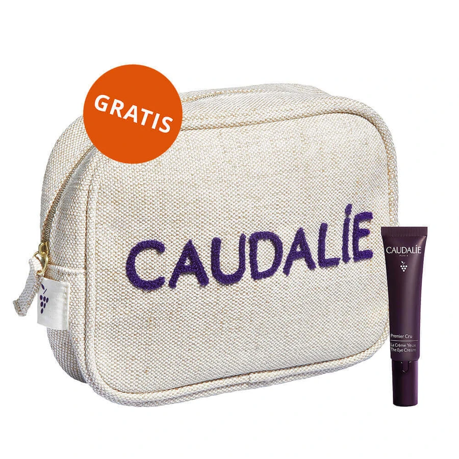 Caudalie Premier Cru, крем для повік, 15 мл + косметичка в подарунок: ціни та характеристики