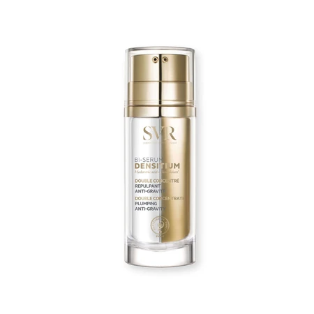 Набор SVR Densitium Bi-serum, антивозрастная двухфазная сыворотка, 30 мл + ночной лосьон для лица, 15 мл + косметичка в подарок: цены и характеристики