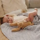 BabyOno, вязаное одеяло, хлопок, серый, 75 см x 100 см, 1 шт.