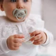 BabyOno, пустышка, 18 месяцев, симметричная, силикон, серая, 2 штуки