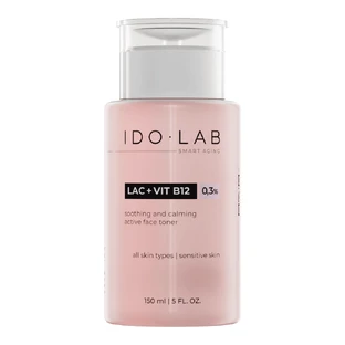 Idolab LAC + B12, заспокійливий тонік для чутливої шкіри, 150