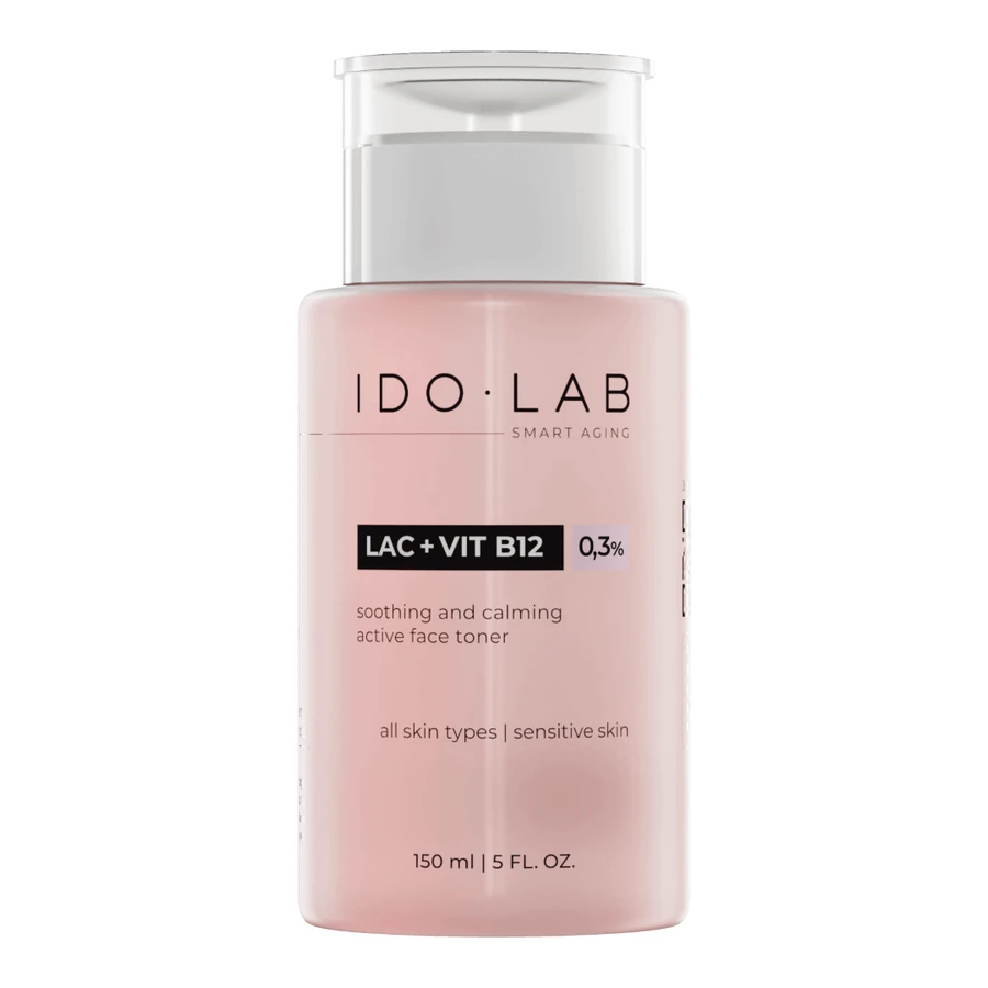 Idolab LAC + B12, заспокійливий тонік для чутливої шкіри, 150: ціни та характеристики