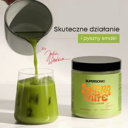 Коллаген Supersonic Matcha Latte, со вкусом маракуйи, 280 г: цены и характеристики
