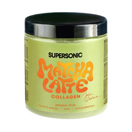 Коллаген Supersonic Matcha Latte, со вкусом маракуйи, 280 г: цены и характеристики