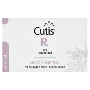 Cutis R-Regeneration, конопляная мазь от трещин на пятках и сухости локтей, 100 мл