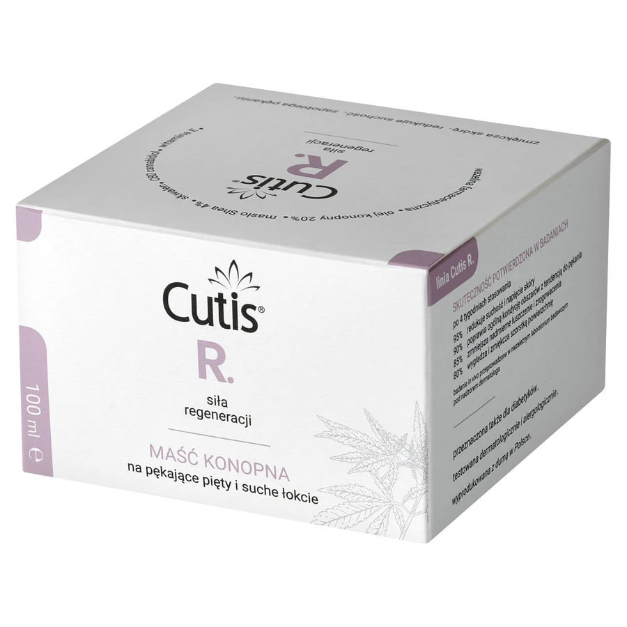 Cutis R-Regeneration, конопляная мазь от трещин на пятках и сухости локтей, 100 мл: цены и характеристики