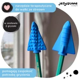 Jellystone Designs, антистрессовые колпачки для карандашей, синие, 2 штуки