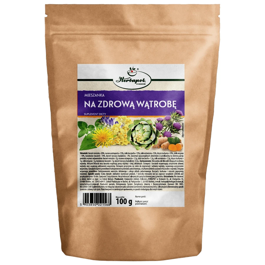 Herbapol Mieszanka Na Zdrową Wątrobę, 100 г: цены и характеристики