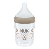 NUK Perfect Match, пляшечка проти кольок з силіконовою соскою, розмір S, сердечка, від народження, 150 мл