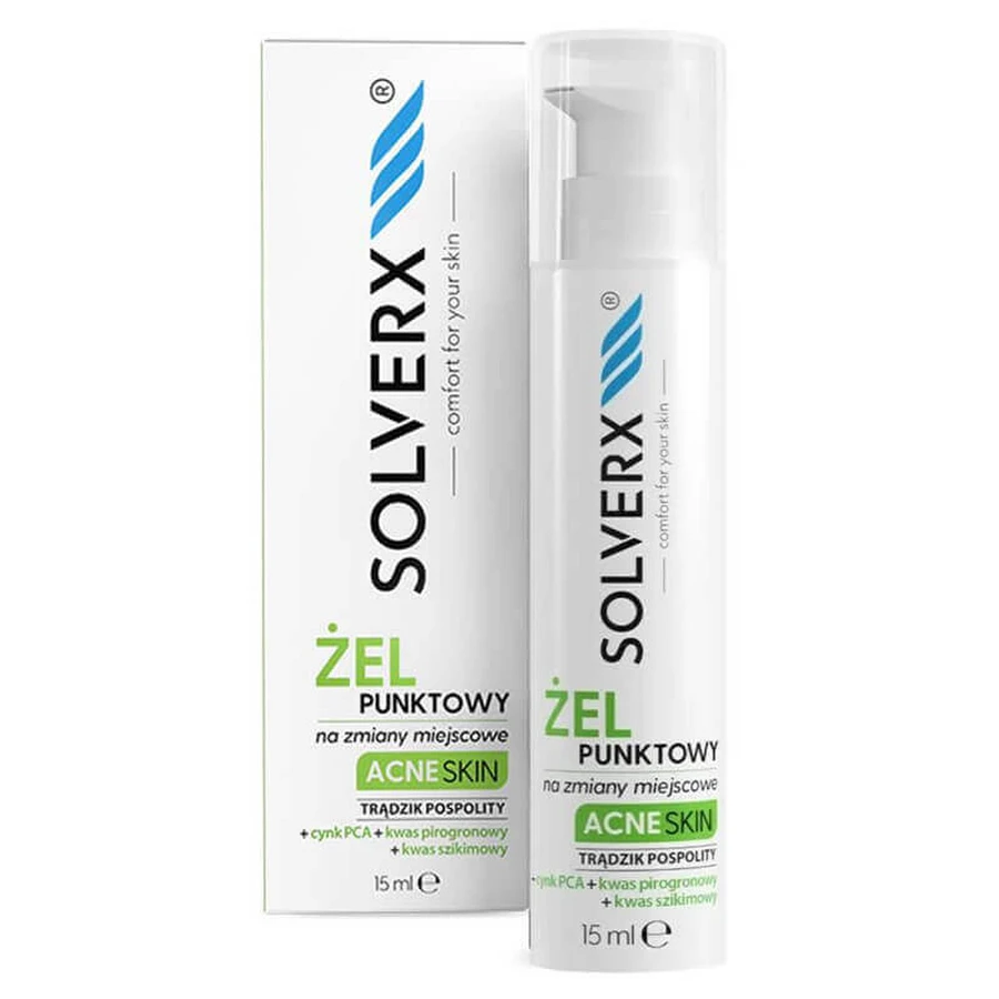 Solverx Acne Skin Forte, точковий гель, 15 мл: ціни та характеристики