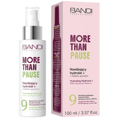 Bandi Professional More Than Pause, заспокійливий зволожуючий гідролат з геранню, 100 мл: ціни та характеристики