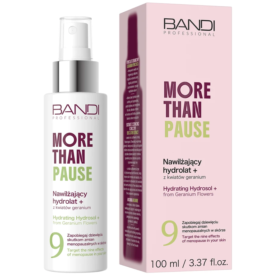 Bandi Professional More Than Pause, заспокійливий зволожуючий гідролат з геранню, 100 мл: ціни та характеристики