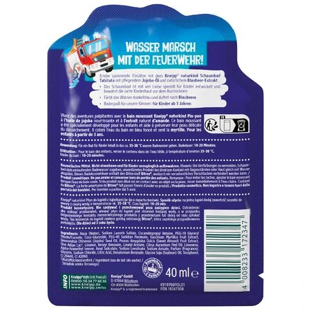 Kneipp Naturkind Ijo-Ijo, пена для ванны, черника, 40 мл: цены и характеристики