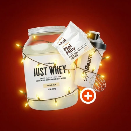 GymBeam Just Whey, со вкусом ванильного мороженого, 1 кг: цены и характеристики