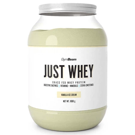 GymBeam Just Whey, со вкусом ванильного мороженого, 1 кг: цены и характеристики