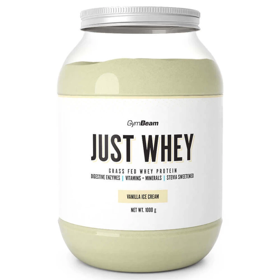 GymBeam Just Whey, со вкусом ванильного мороженого, 1 кг: цены и характеристики