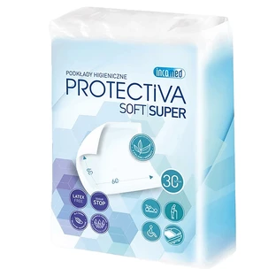 Набір Protectiva Soft Super, гігієнічні прокладки, 60 см х 60 см, 2 х 30 шт.