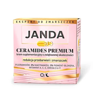 Janda Ceramides Premium, дополнительный крем с повышенной эффективностью, уменьшение гиперпигментации и морщин, 50 мл