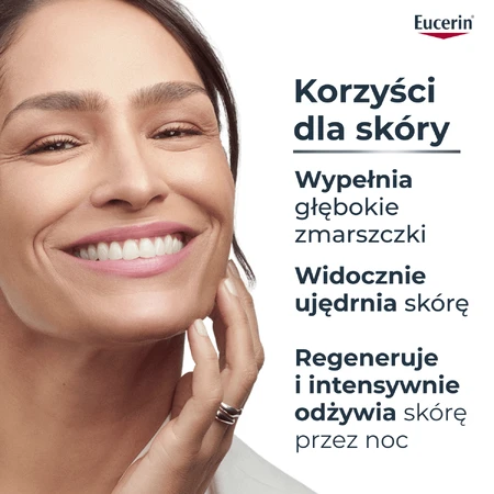 Eucerin Hyaluron-Filler, ночной крем против морщин с гиалуроновой кислотой, резерв, 50 мл: цены и характеристики