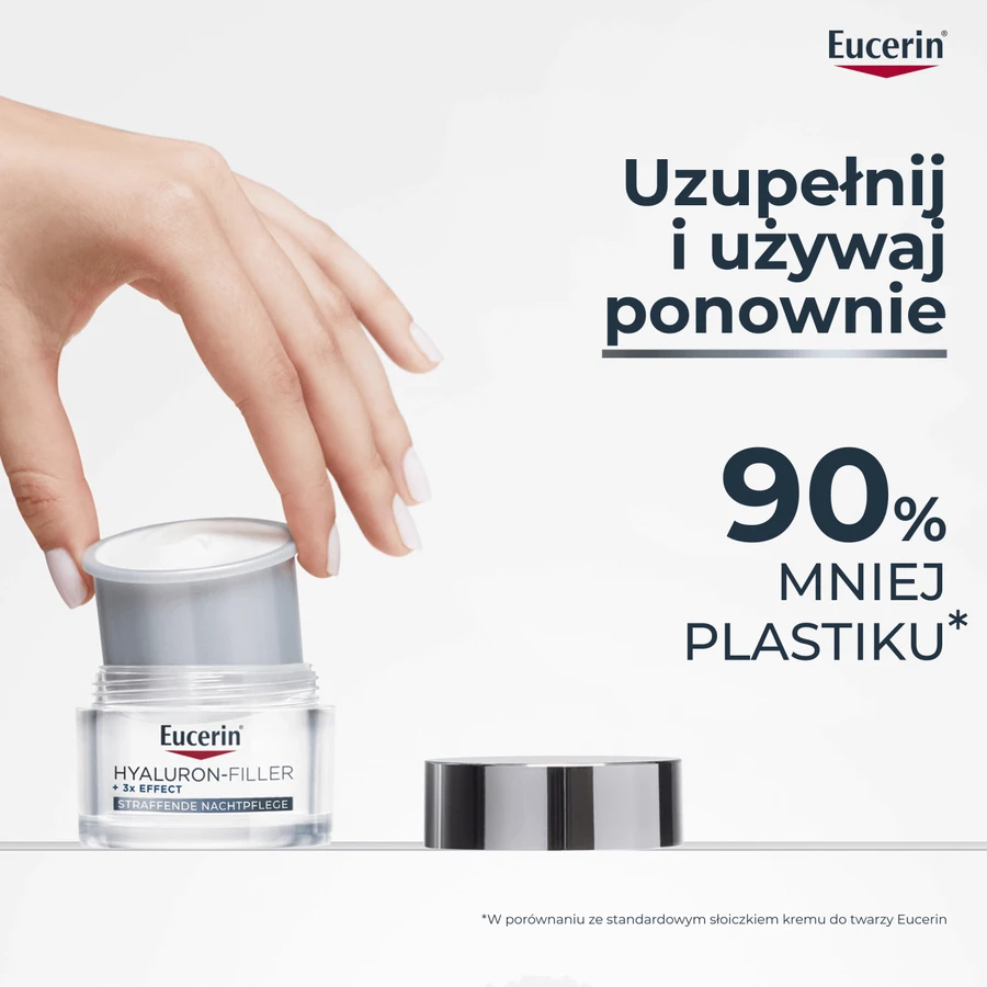Eucerin Hyaluron-Filler, ночной крем против морщин с гиалуроновой кислотой, резерв, 50 мл: цены и характеристики