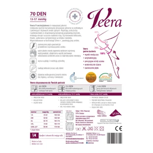 Veera Przeciwżylakowa, компрессионные колготки, 70 den, размер 2, visone