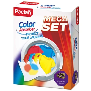 Paclan Silver Space Color Absorbent, серветки, що вбирають колір, 25 шт.