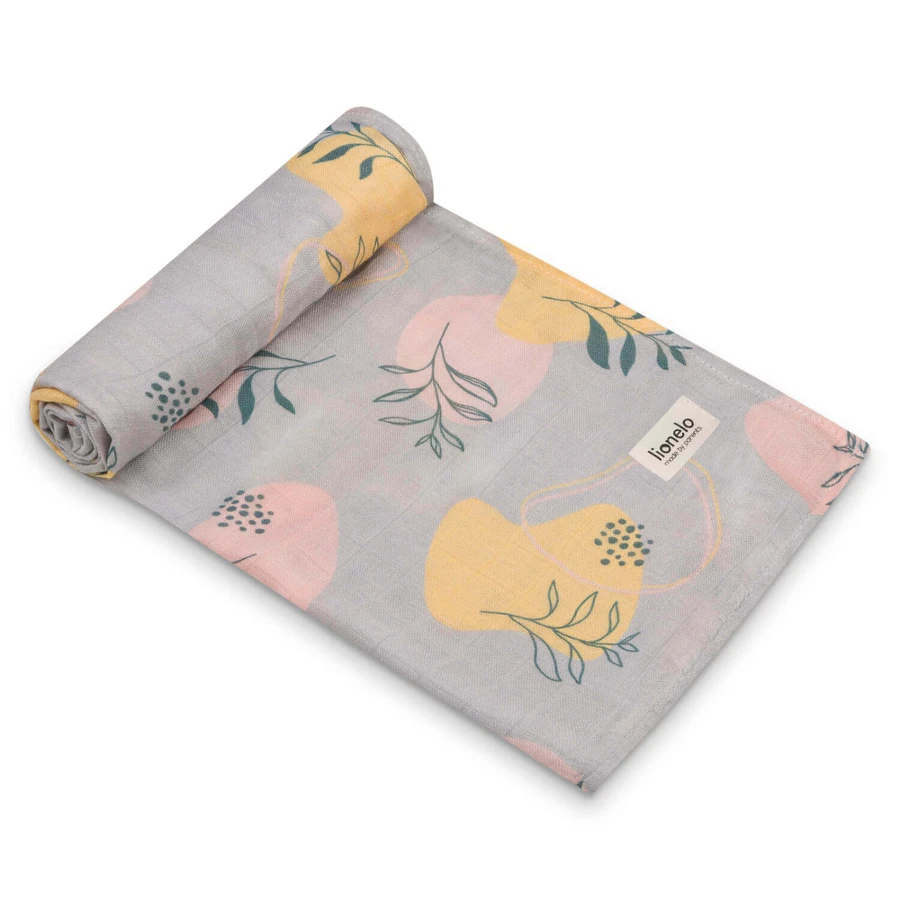 Lionelo Bamboo Set Leaf, бамбуковые детские подгузники, 70 x 70 см, 3 штуки: цены и характеристики