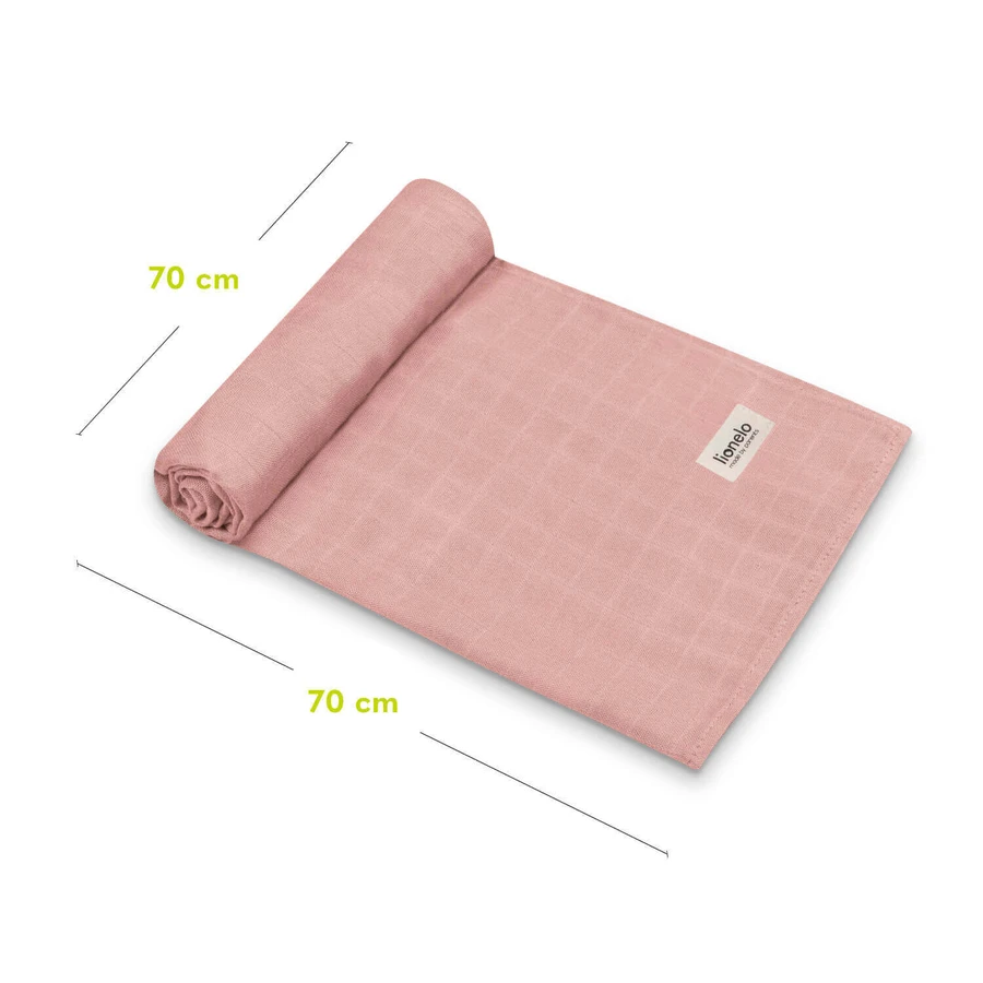 Lionelo Bamboo Set Leaf, бамбуковые детские подгузники, 70 x 70 см, 3 штуки: цены и характеристики