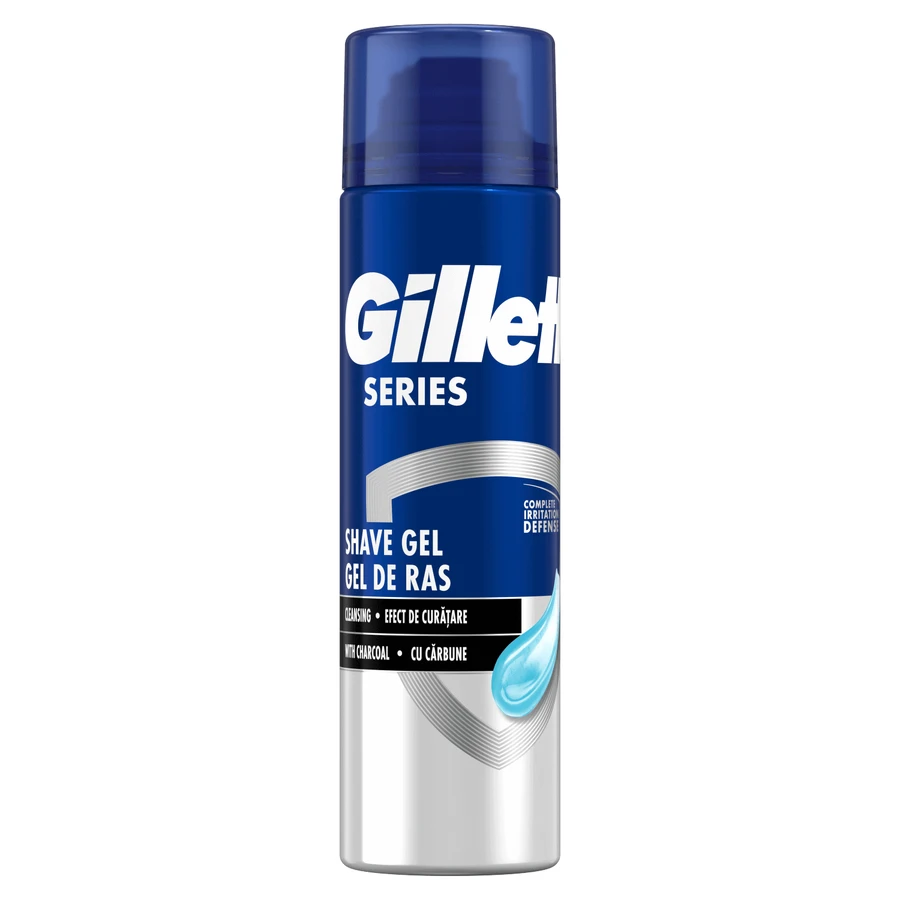 Gillette Series Cleansing, Очищающий гель для бритья с углем, 200 мл: цены и характеристики