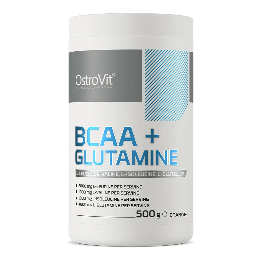 OstroVit, BCAA + глютамин, апельсин, 500 г: ціни та характеристики