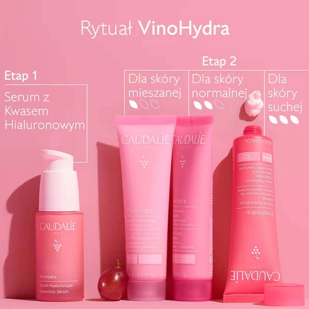 Caudalie VinoHydra Hyaluronic, сыворотка для лица, 30 мл + The des Vignes, гель для душа, 200 мл бесплатно: цены и характеристики