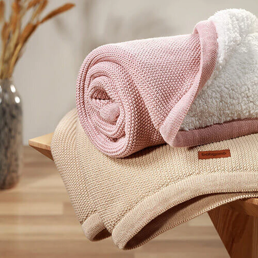 BabyOno, хлопковое одеяло с подкладкой, розовое, 75 см x 100 см, 1 шт.: цены и характеристики