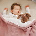 BabyOno, хлопковое одеяло с подкладкой, розовое, 75 см x 100 см, 1 шт.: цены и характеристики