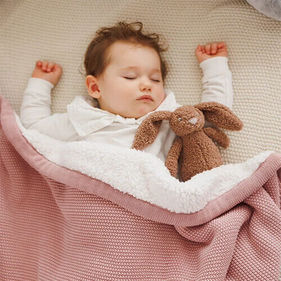 BabyOno, хлопковое одеяло с подкладкой, розовое, 75 см x 100 см, 1 шт.: цены и характеристики