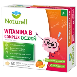 Naturell Витаминный комплекс B для школьников, с 3 лет, 60 таблеток