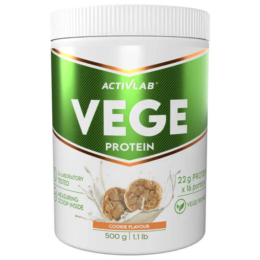 ActivLab Vege Protein зі смаком печива, 500 г: ціни та характеристики