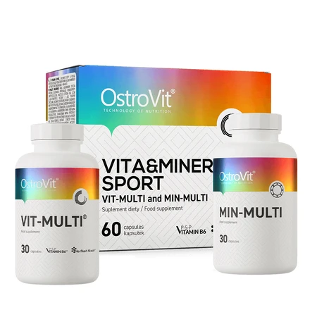 OstroVit Vita & Minerals Sport, 60 капсул: ціни та характеристики