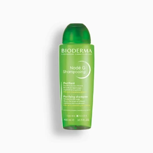 Bioderma Node G Shampooing Purifiant, очищуючий шампунь для жирного волосся, 400 мл