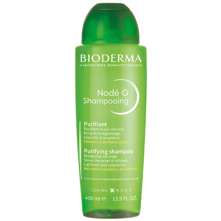 Bioderma Node G Shampooing Purifiant, очищающий шампунь для жирных волос, 400 мл: цены и характеристики