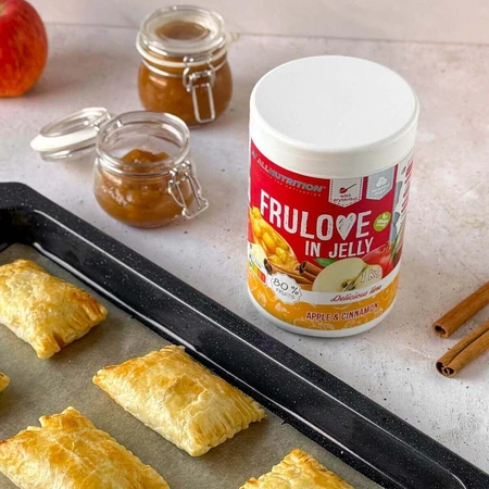 Allnutrition Frulove In Jelly Apple & Cinammon, яблука з корицею в желе, без додавання цукру, 1 кг: ціни та характеристики