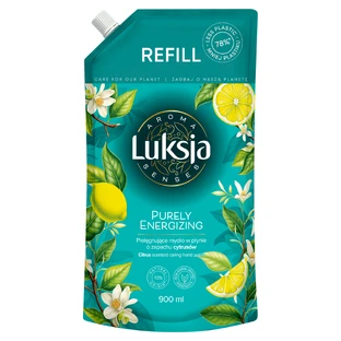 Luxja Aroma Senses, рідке мило для догляду з цитрусовим ароматом, чисто енергетичне, запас, 900 мл