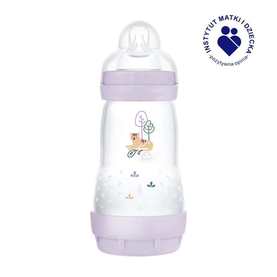 MAM Perfect Start Anti-Colic, антиколиковая бутылочка, с силиконовой соской, Planet Love, девочка, с 2 месяцев, 260 мл: цены и характеристики