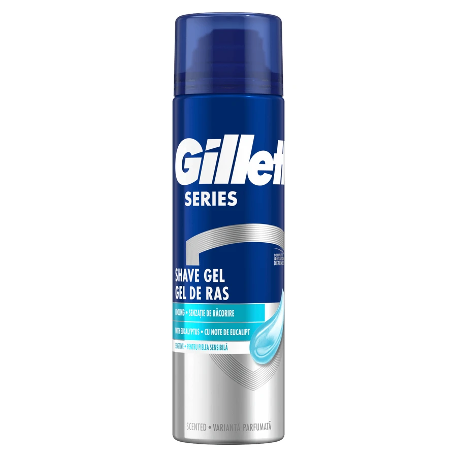 Gillette Series Sensitive Cooling, гель для гоління з евкаліптом, 200 мл: ціни та характеристики