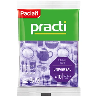 Paclan Practi, універсальні серветки, 35 x 50 см, 10 штук