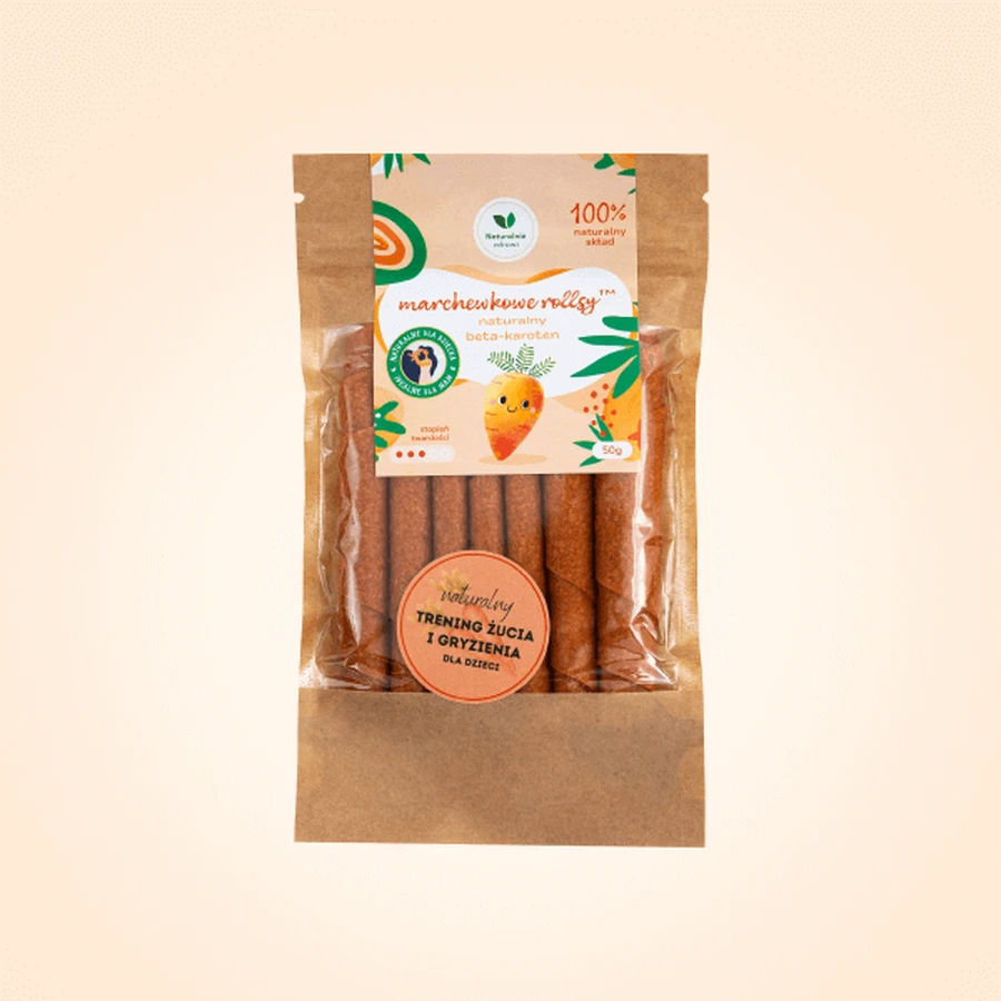 Морквяні рулетики Naturally Healthy, 50 г: ціни та характеристики