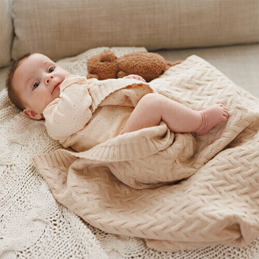 BabyOno, одеяло из мериносовой шерсти, светло-бежевое, 75 см x 100 см, 1 шт.: цены и характеристики