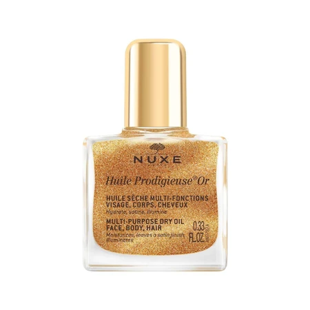 Набір Nuxe Ready Go Glow, медова олія для губ, 10 мл + суха олія, 10 мл + резинка для волосся: ціни та характеристики